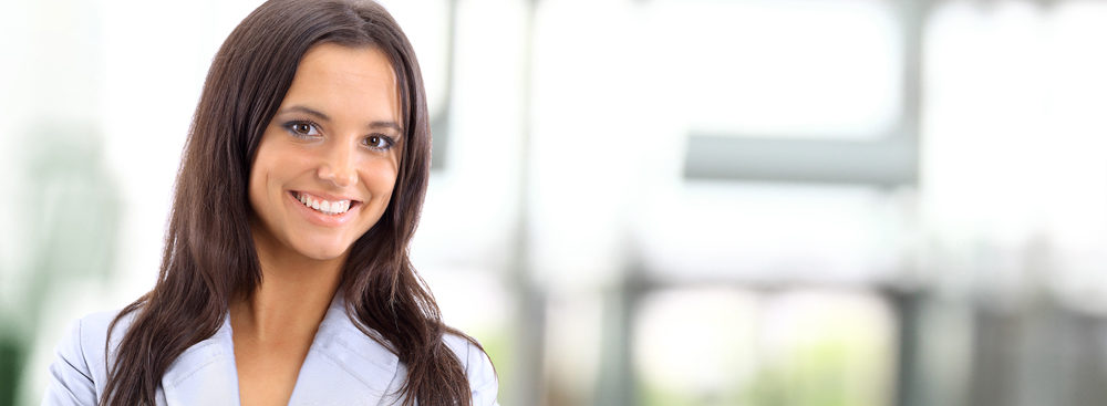 professional woman with nice smile